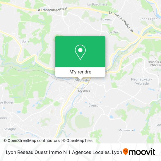 Lyon Reseau Ouest Immo N 1 Agences Locales plan