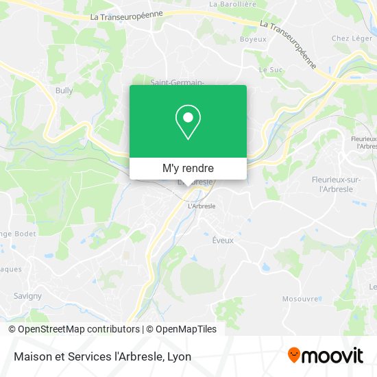 Maison et Services l'Arbresle plan