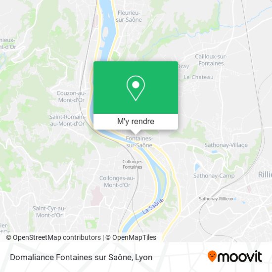 Domaliance Fontaines sur Saône plan