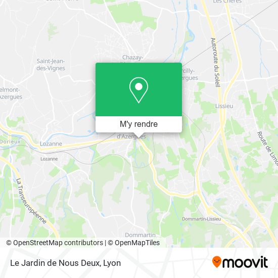 Le Jardin de Nous Deux plan