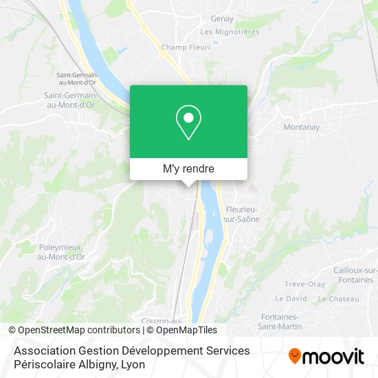 Association Gestion Développement Services Périscolaire Albigny plan