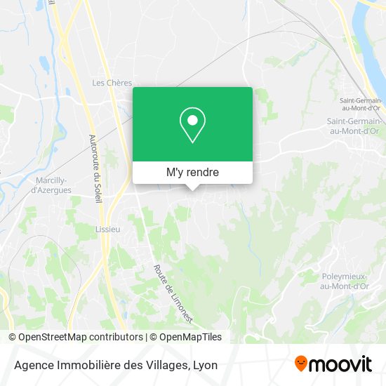 Agence Immobilière des Villages plan