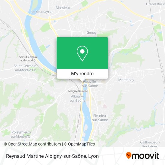 Reynaud Martine Albigny-sur-Saône plan