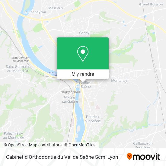 Cabinet d'Orthodontie du Val de Saône Scm plan