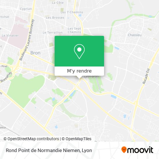 Rond Point de Normandie Niemen plan