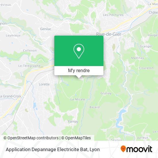 Application Depannage Electricite Bat plan