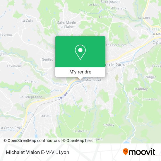 Michalet Vialon E-M-V . plan