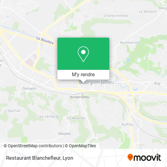 Restaurant Blanchefleur plan