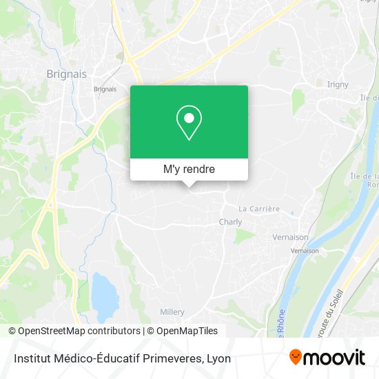 Institut Médico-Éducatif Primeveres plan