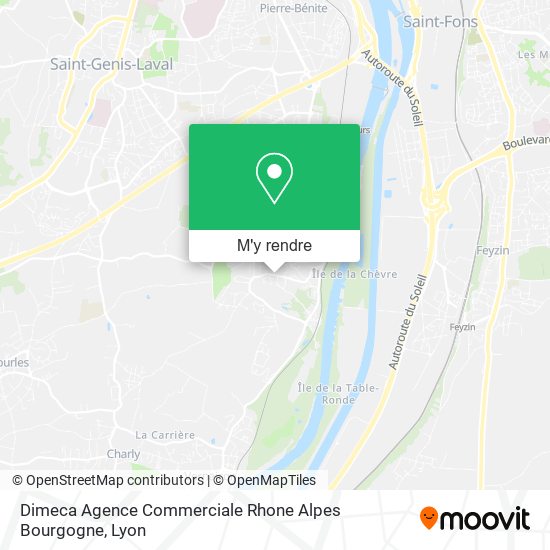 Dimeca Agence Commerciale Rhone Alpes Bourgogne plan