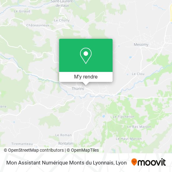 Mon Assistant Numérique Monts du Lyonnais plan