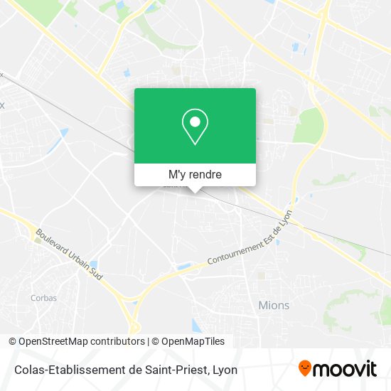 Colas-Etablissement de Saint-Priest plan