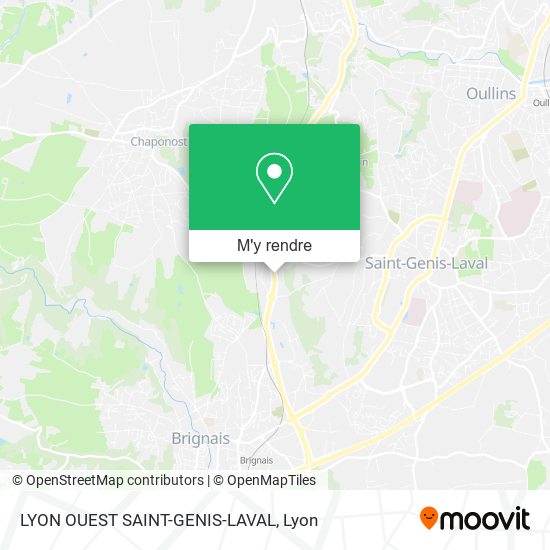 LYON OUEST SAINT-GENIS-LAVAL plan