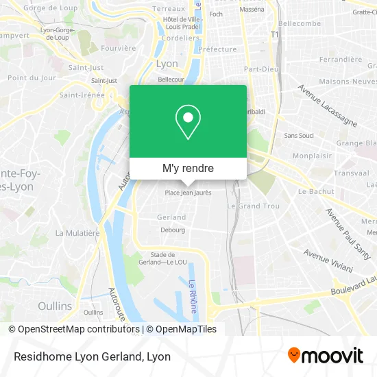 Residhome Lyon Gerland plan
