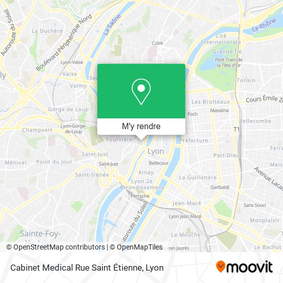 Cabinet Medical Rue Saint Étienne plan