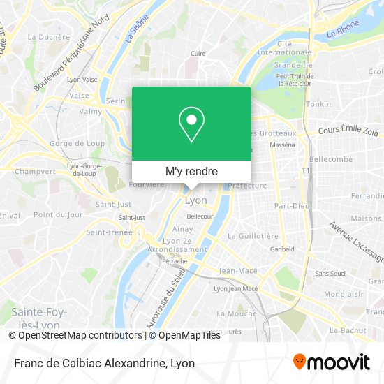 Franc de Calbiac Alexandrine plan