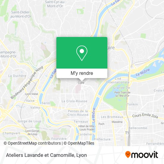 Ateliers Lavande et Camomille plan