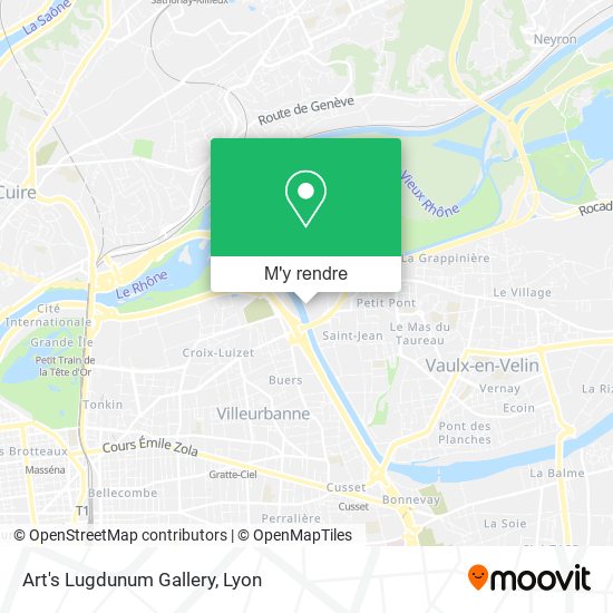 Art's Lugdunum Gallery plan