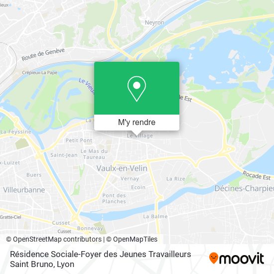 Résidence Sociale-Foyer des Jeunes Travailleurs Saint Bruno plan