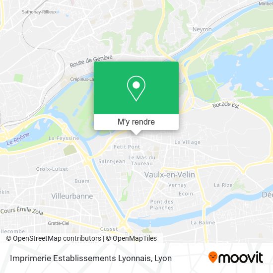 Imprimerie Establissements Lyonnais plan