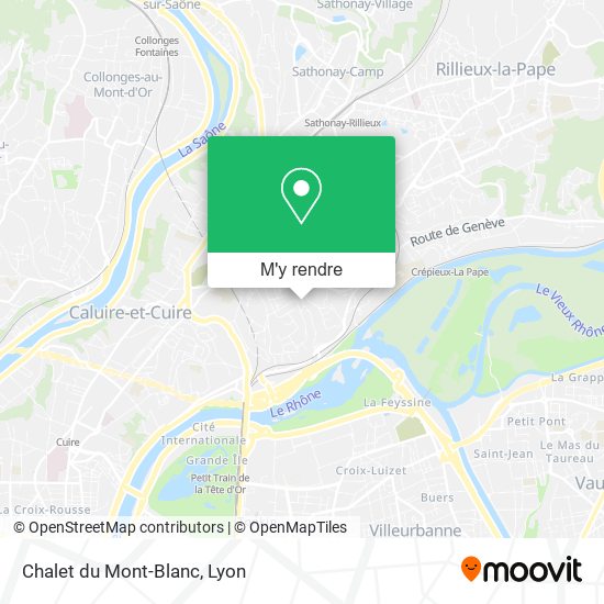 Chalet du Mont-Blanc plan