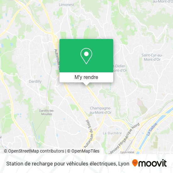 Station de recharge pour véhicules électriques plan