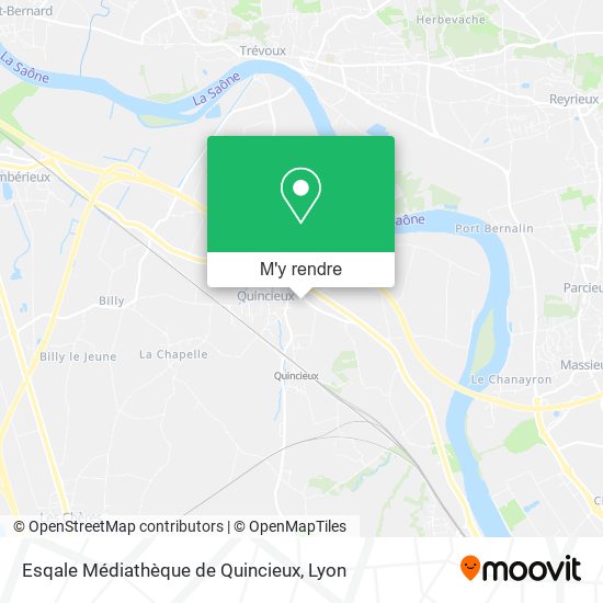 Esqale Médiathèque de Quincieux plan