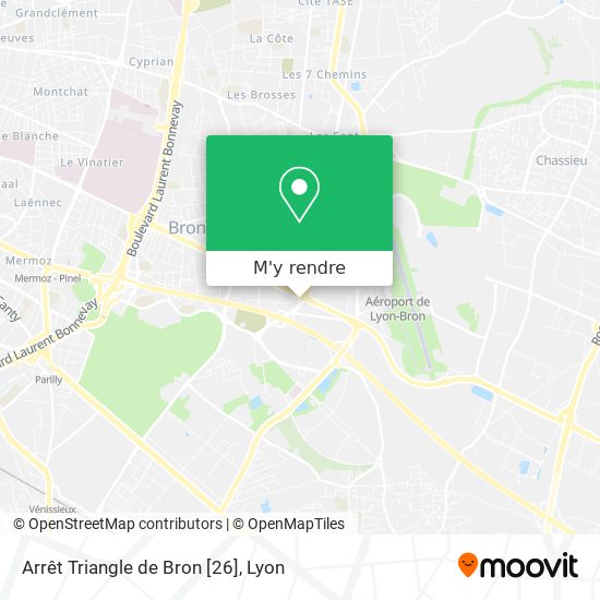 Arrêt Triangle de Bron [26] plan
