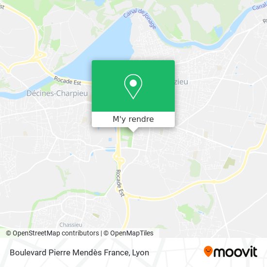 Boulevard Pierre Mendès France plan