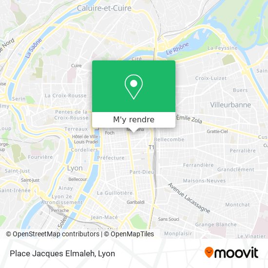 Place Jacques Elmaleh plan