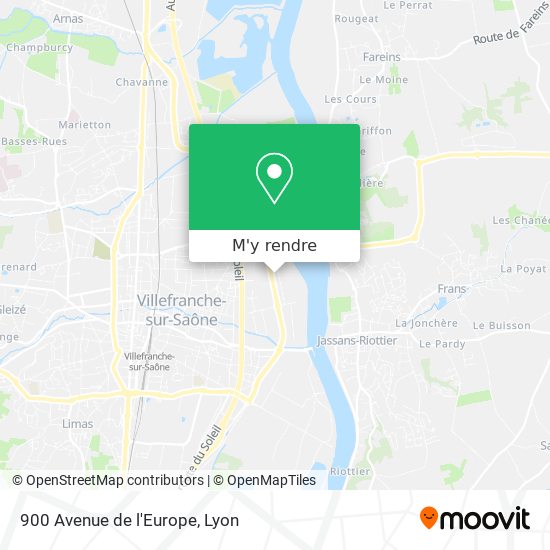 900 Avenue de l'Europe plan