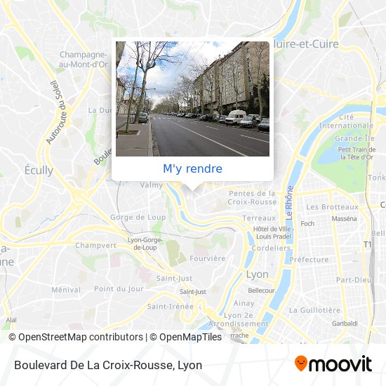 Boulevard De La Croix-Rousse plan