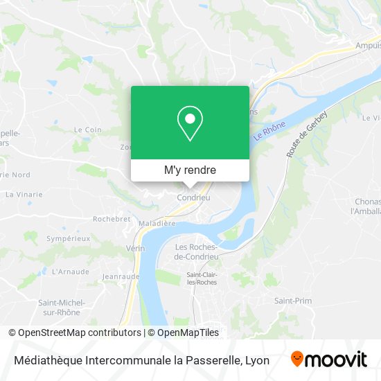 Médiathèque Intercommunale la Passerelle plan