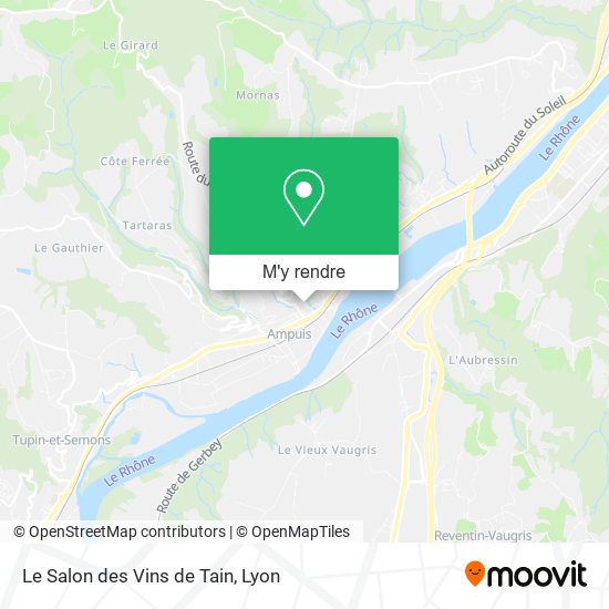 Le Salon des Vins de Tain plan