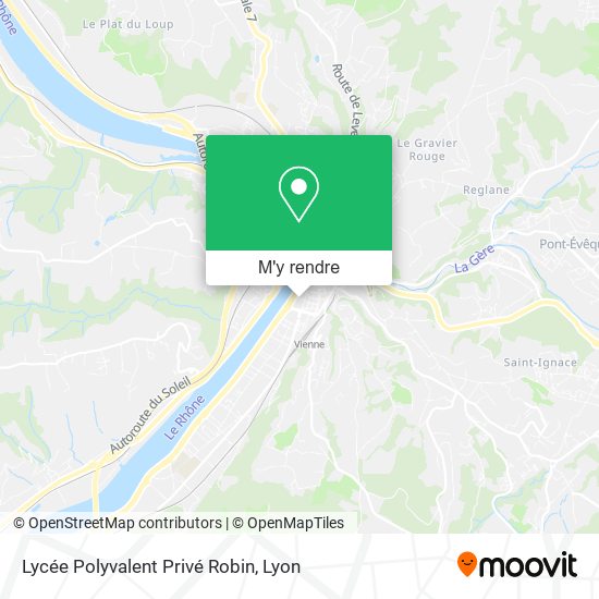 Lycée Polyvalent Privé Robin plan