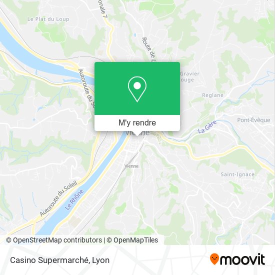 Casino Supermarché plan