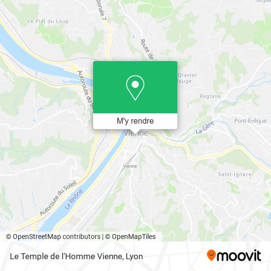 Le Temple de l'Homme Vienne plan