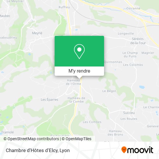 Chambre d'Hôtes d'Elcy plan