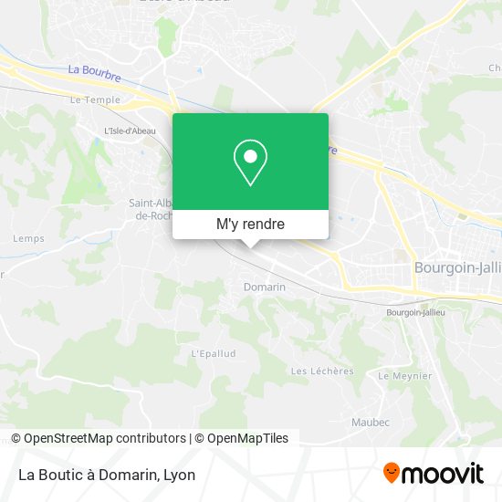 La Boutic à Domarin plan