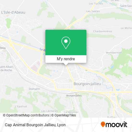 Cap Animal Bourgoin Jallieu plan