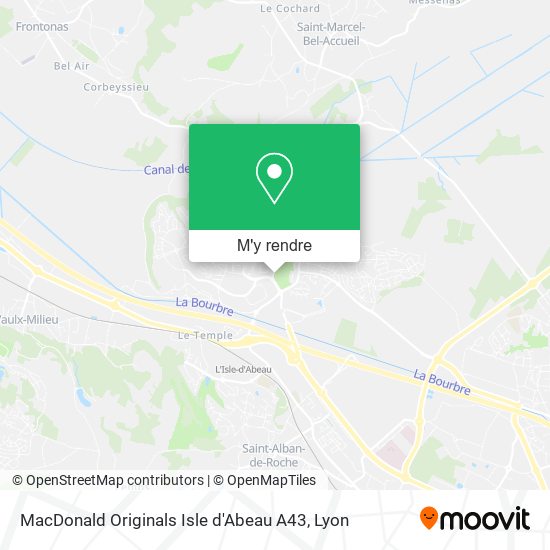MacDonald Originals Isle d'Abeau A43 plan