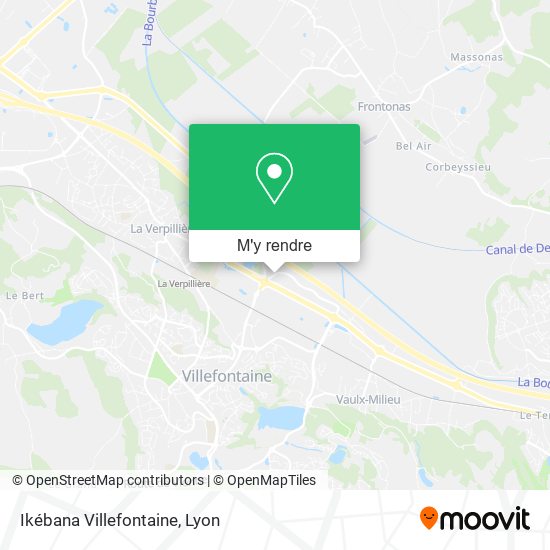 Ikébana Villefontaine plan