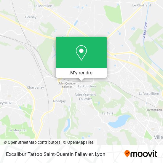 Excalibur Tattoo Saint-Quentin Fallavier plan