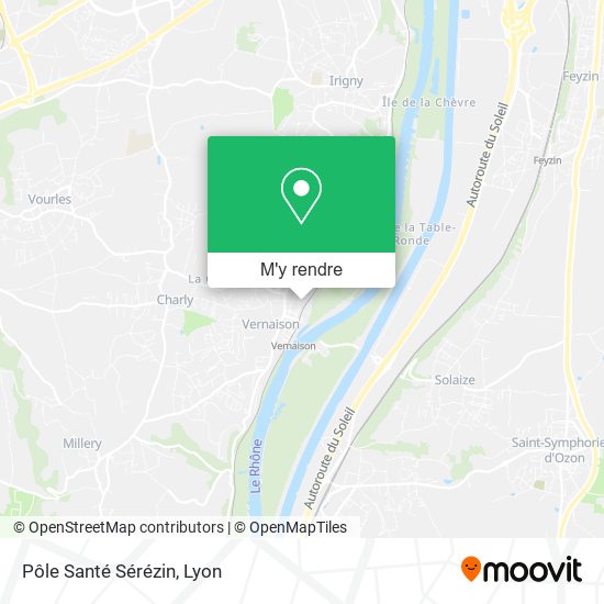 Pôle Santé Sérézin plan