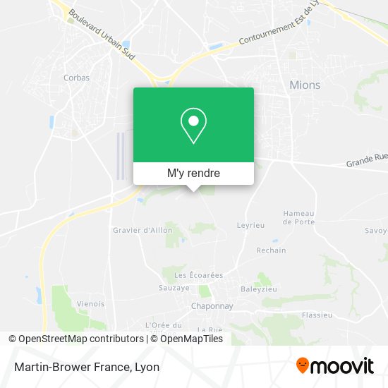 Martin-Brower France plan