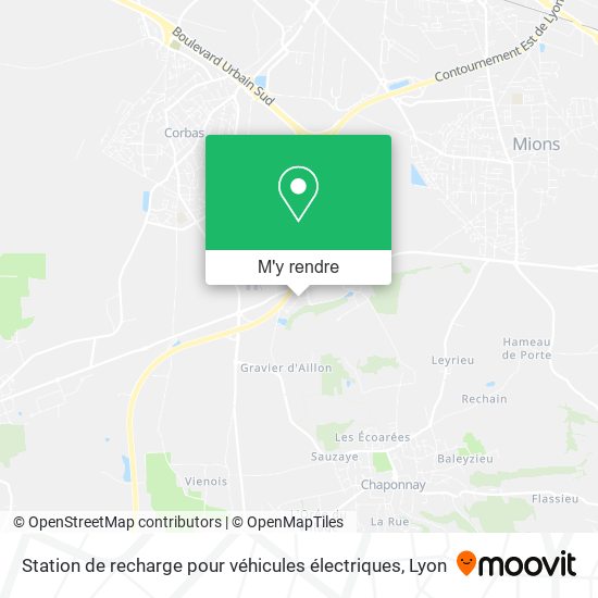 Station de recharge pour véhicules électriques plan