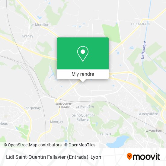 Lidl Saint-Quentin Fallavier (Entrada) plan