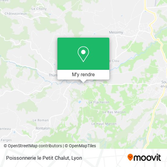 Poissonnerie le Petit Chalut plan