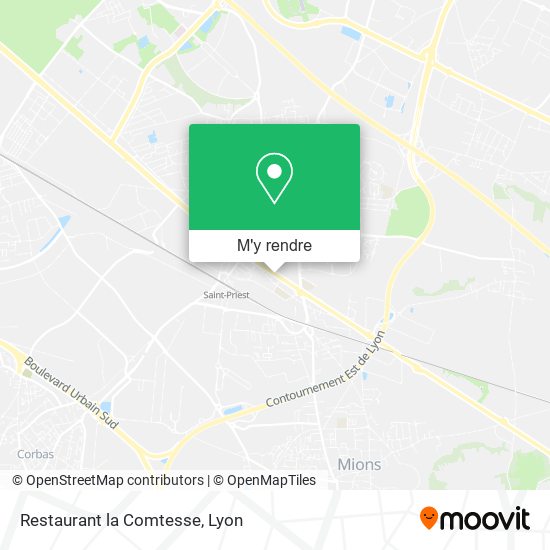 Restaurant la Comtesse plan