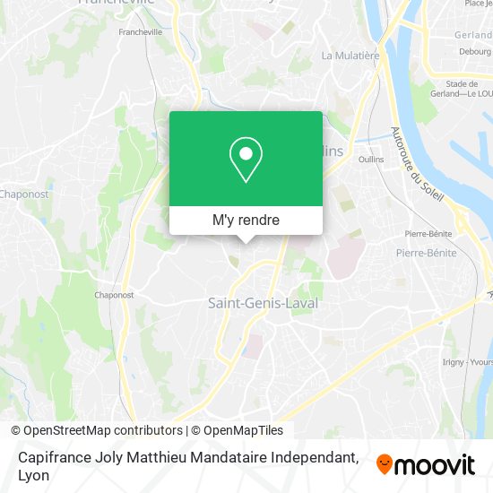 Capifrance Joly Matthieu Mandataire Independant plan